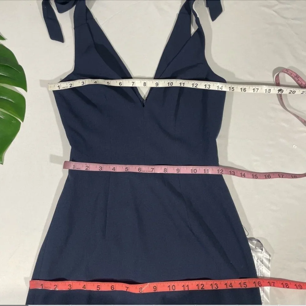 NEW $176 Dress The Population [ XXS ] Lita Tie Cocktail Dress in Blue #Q293‎